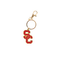 USC Trojans SC Interlock Keychain